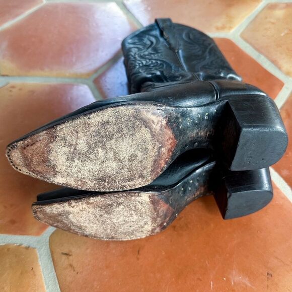 DAN POST WOMEN'S MARIA BLACK LEATHER WESTERN BOOTS DP3200 - Picture 6 of 6